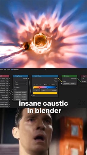 Alexandr Iwaac on Instagram: "Insane caustic in blender by @smouse_cg . . . #b3d #blender3d #animation"