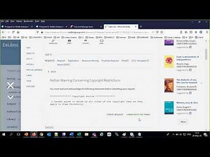Digitization Requests and Document Delivery (setup) (part 4 of 5 part webinar)