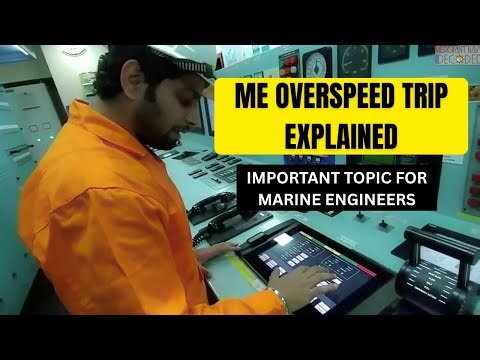 Main Engine Safety Alarms and Trips | Me Engine Overspeed Trip Tried Out | Live Engine Room Round