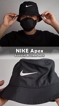 Nike Apex Swoosh Bucket Hat I Detail & Fit In