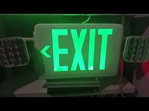 My exit sign is Finally Working