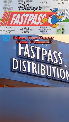 DisneyWorldTom on Instagram: "Throwback time! 🎢✨ Remember the days of grabbing those paper FASTPASS tickets and racing back at your return time? Here’s a look at how we used to skip the lines at Walt Disney World before everything went digital. Who else misses this? 🎟️🕒 #DisneyThrowback #WaltDisneyWorld #WDW #retrodisney"