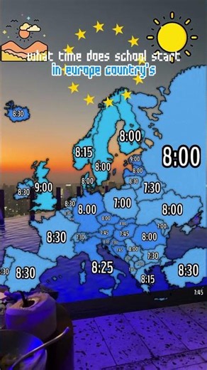 what time does school start at your country's #mapping