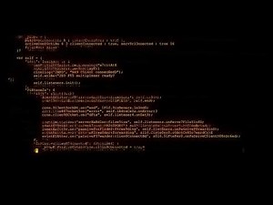 1 hour Screensaver of encrypted programming code Background Video VJ Loop Animation no sound