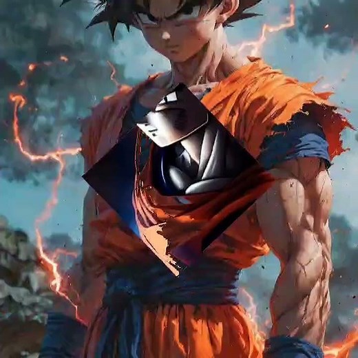 🔥 Dark Goku Awakens ⚡ | Epic 4K Anime Wallpaper #Shorts