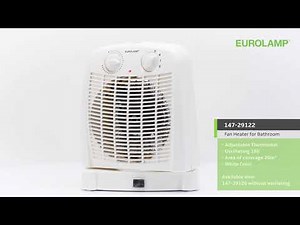 Αερόθερμο μπάνιου 2000W EUROLAMP / EUROLAMP Fan Heater for Bathroom / 147-29122