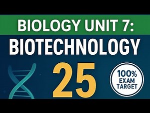 Biotechnology MCQs for 2017 Remedial | 25 Questions + Answers | Part 1 #education #remedial #video