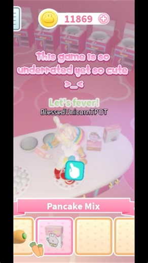 game name: asamimi's restaurant (on roblox) // #underrated #cute #fyp #plsdontflop #asamimi