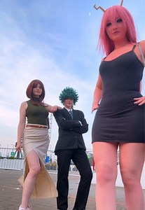💥MCM day time… to night 😈 Which outfit do you do prefer, hero or timeskip? ✨✨✨✨✨✨✨✨✨✨✨ Ochaco : @ShannonNicolee Deku : @Soapy/Sleepy ✨✨✨✨✨✨✨✨✨✨✨ #mcmcomiccon #mhacosplay #myheroacademiacosplay #minaaahido #minaashidocosplay