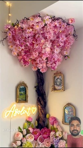 DIY Paper Cherry Blossom Tree Tutorial | How to Make a Kwanzan Cherry Blossom