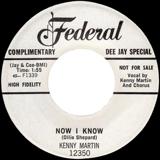 Kenny Martin - Now I Know / Tell Me Not To Go