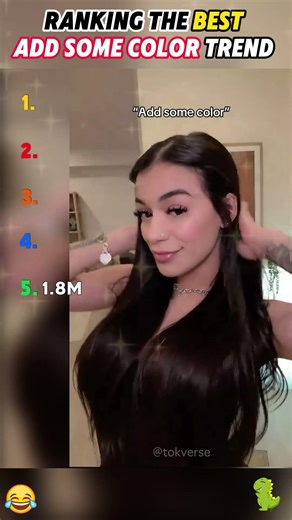 Ranking The Best Add Some Color Trend ✨#tiktoktrend #fypシ゚viral #ranking #usa #addsomecolor (9)