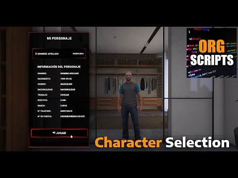 FIVEM - QB-MULTICHARACTER REDESIGNED | ORG-SCRIPTS
