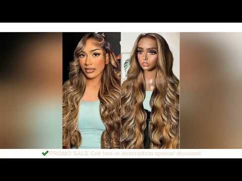 220% Density Lace Front Wigs Human Hair Body Wave P4/27 Highlight 13x4 13x6 HD Lace Frontal Colored