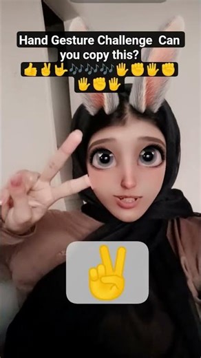 Hand Gesture Challenge ✋🤟 | Can You Copy This? #Shorts