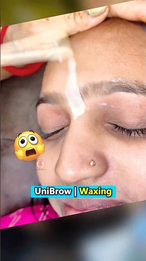 Unibrow Wax | Clean Middle Instantly ✨#smoothskin