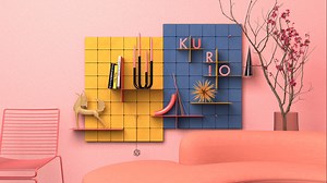 KUR!O – A futuristic, modular shelving system designed by Von Morgen