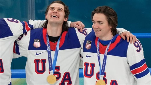 Mammoth forward Clayton Keller returns to Utah with Olympic gold