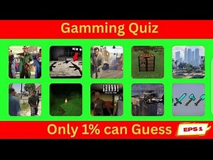Ultimate Gaming Quiz | Minecraft, GTA 5 & Granny | Test Your Knowledge
