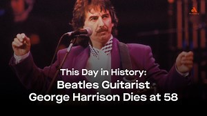 This Day In History: George Harrison passed away at the age of 58. Remember his legacy with us by listening to Audacy’s ‘The Beatles’ Exclusive Station 🕊 auda.cy/thebeatles 🕊 | Audacy