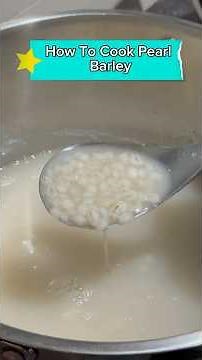 How To Cook Pearl Barley#cooking #how #howto#howtomake#barley#recipe#shortsfeed#shorts#shortsviral