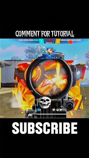 🔥UMP Secret Scope in Headshot Trick 🤯🎯 | #freefire #trending #shortsfeed #shorts