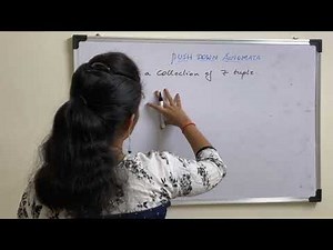 Lecture 76# Push Down Automata | Model