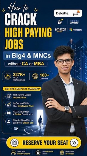 Top commerce course after 12th🔥ACCA in 2026 worth it? ACCA fees, placement etc #commerce #shorts