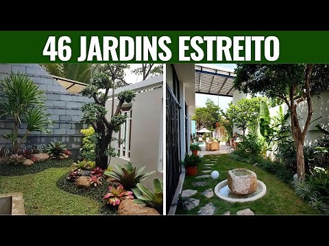 46 IDEIAS DE JARDINS ESTREITOS EM ESPAÇOS PEQUENOS VOCÊ PRECISA VER
