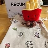 RECUR Plush Bagel Stuffed Animals,Soft Food Plush,Cute Plushie