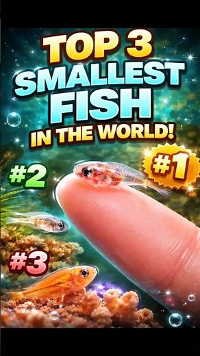 “Top 3 Smallest Fish in the World (Unbelievable Tiny Fish Facts!)”