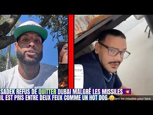 Booba responds to Sadek who doesn't want to leave Dubai despite the Iranian bombings!