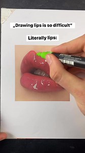 How to Draw Lips - Step By Step #howtodraw #drawingtutorial #simpledrawing | Franciszek Bielak