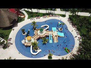Barcelo Maya Colonial Tropical Beautiful Drone Footage July 2018