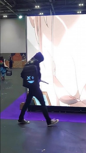 I hacked a digital billboard in London #chainsawman #cosplay #wrench #watchdogs