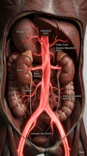 abdominal aorta #heart #facts #anatomy #science #education