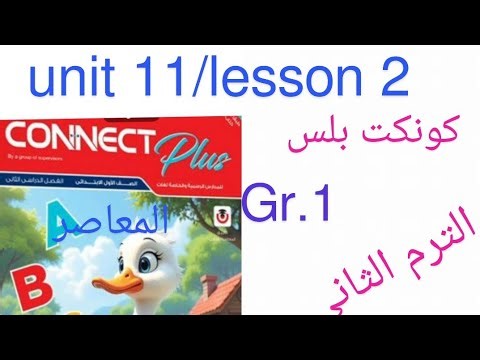 Connect Plus Unit Eleven Lesson Two Grade 1 Primary Second Term Contemporary pp. 154-157