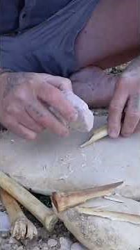 Shaping Bone Sewing Awls