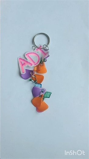 Name key ring ✨#craft#shorts