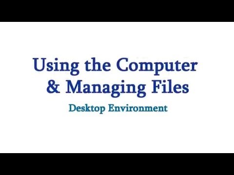 💻 Using the Computer & Managing Files | Desktop Environment Explained! 🚀