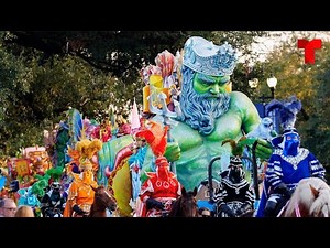 King of Carnival leads Rex parade during Mardi Gras | Telemundo English