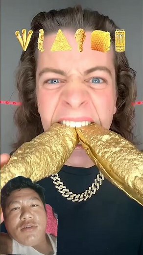 Eating spicy 🔥 gold food #shorts #eating #food