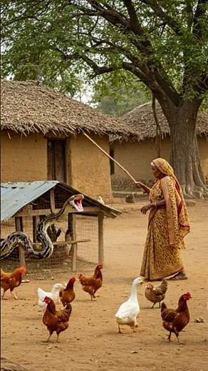 Elderly Woman Fights Off Enormous Snake to Save Her Chickens