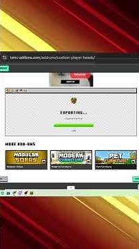 Easily Turn your CUSTOM Minecraft Skin into a Custom Minecraft Head!!!