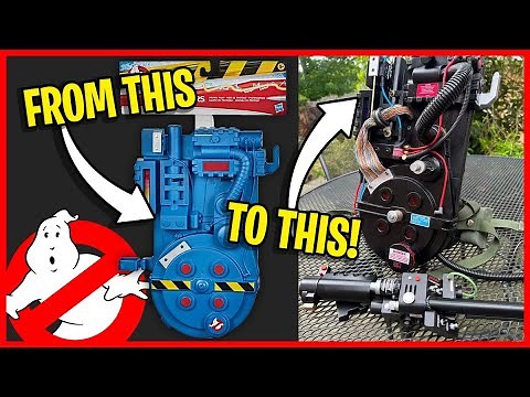 Incredible mod turns Ghostbusters Proton Pack toy into a scaled-down prop replica