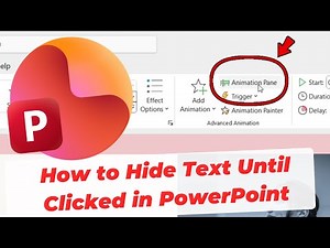 How to Hide Text Until Clicked in PowerPoint