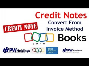 Credit Notes (Convert from Invoice) in Zoho Books | Quick Tutorial