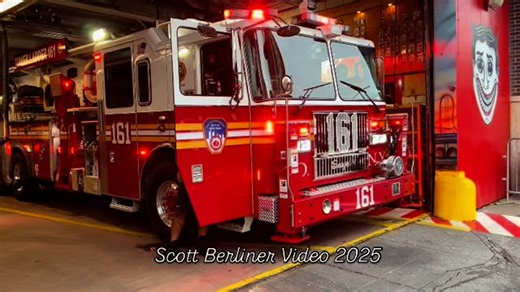 Small light and siren demo on 161 truck’s new rig. (It’s LOUD!) #fdny #qsiren #nycfiredepartment #nycfire #realsiren #fireapparatus #towerladder #firetruck #truckcompany #laddercompany #seagrave | Scott Berliner Photos