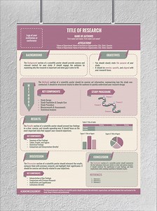 Research Poster Template / Academic and Scientific Conference Poster Template / Mountbatten Pink_green / AO Portrait / Powerpoint.pptx - Etsy