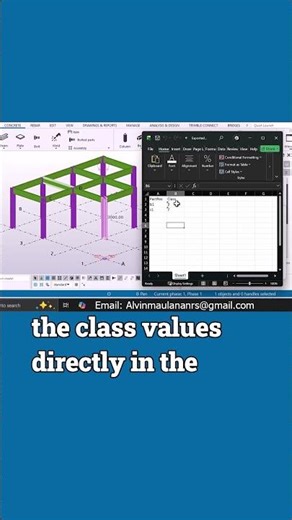 Export & Import Class Data in Tekla with Excel! #teklaopenapi
